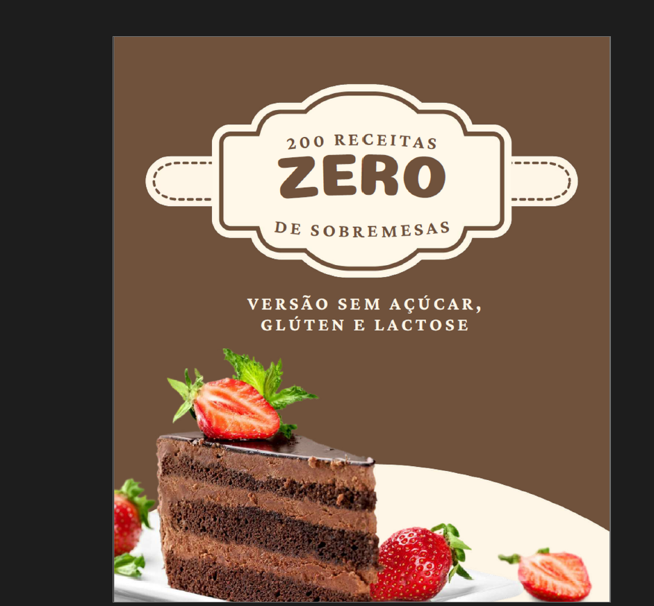 Capa do ebook 200 Receitas Zero